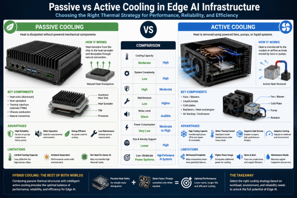 Passive vs Active Cooling in Edge AI Infrastructure