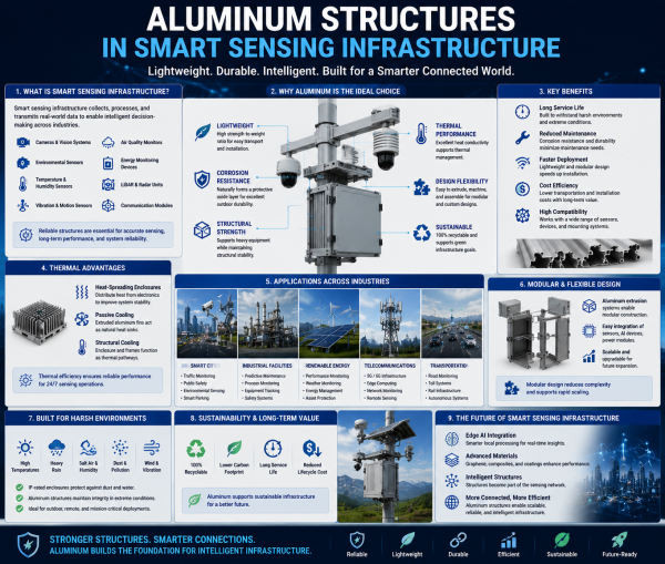 Aluminum Structures in Smart Sensing Infrastructure