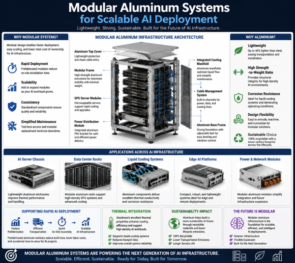 Modular Aluminum Systems for Scalable AI Deployment