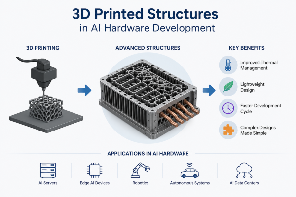 3D Printed Structures in AI Hardware Development: Unlocking Faster, Lighter, and More Efficient Computing Systems
