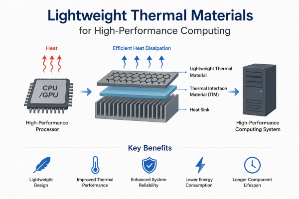 Lightweight Thermal Materials for High-Performance Computing