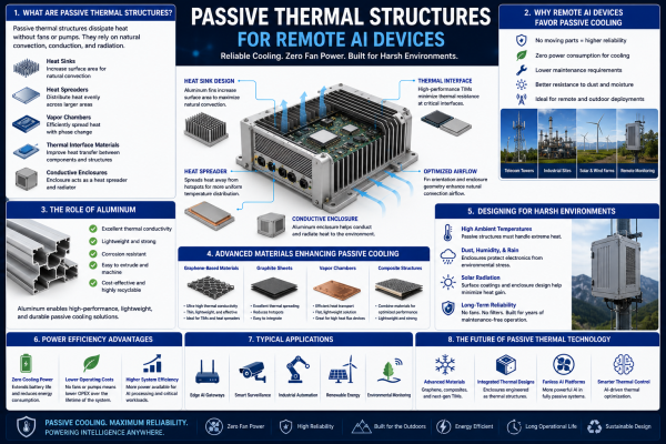 Passive Thermal Structures for Remote AI Devices
