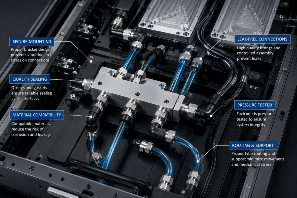 Leak Prevention Design in Liquid Cooling Mechanical Structures