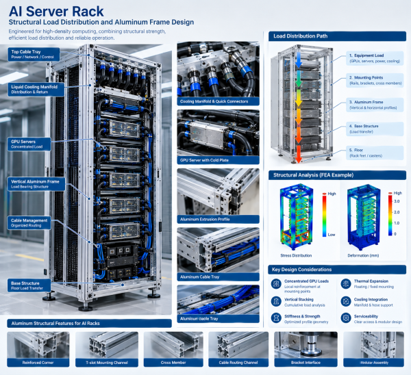 Structural Load Distribution in High-Density AI Server Racks