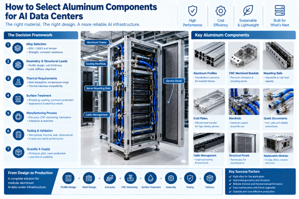 How to Select Aluminum Components for AI Data Center Projects