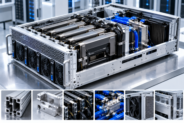 Aluminum Server Chassis Design for High-Density GPU Systems