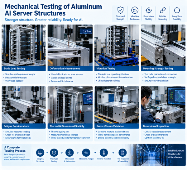 Mechanical Testing of Aluminum AI Server Structures