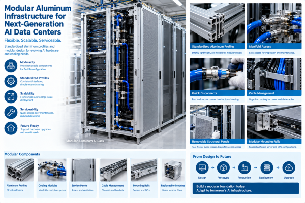 Modular Aluminum Infrastructure for Next-Generation AI Data Centers