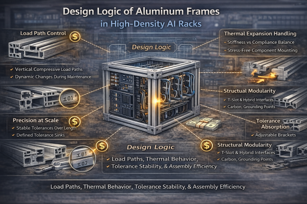 Design Logic of Aluminum Frames in High-Density AI Racks