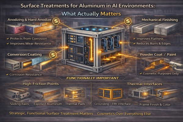 Surface Treatments for Aluminum in AI Environments: What Actually Matters