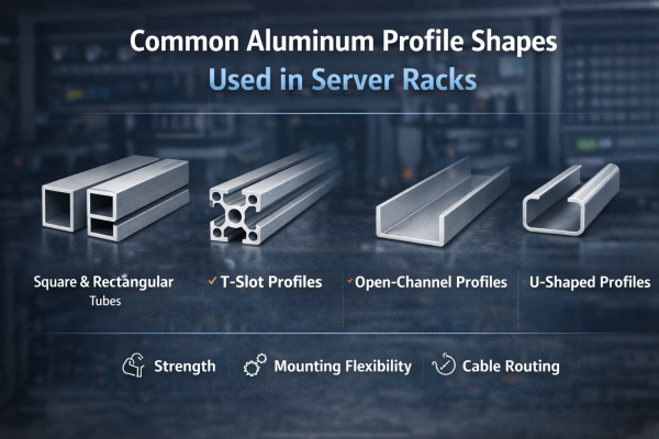 Common Aluminum Profile Shapes Used in Server Racks