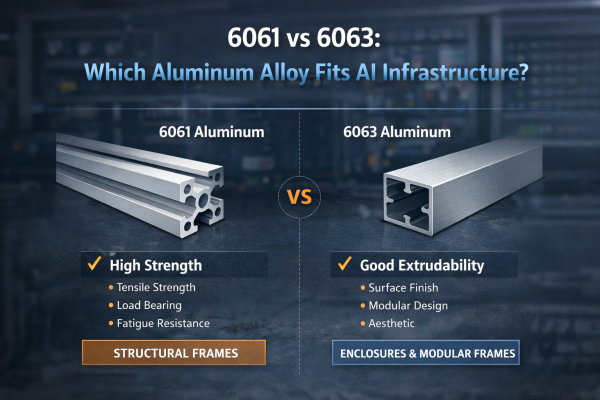 6061 vs 6063: Which Aluminum Alloy Fits AI Infrastructure