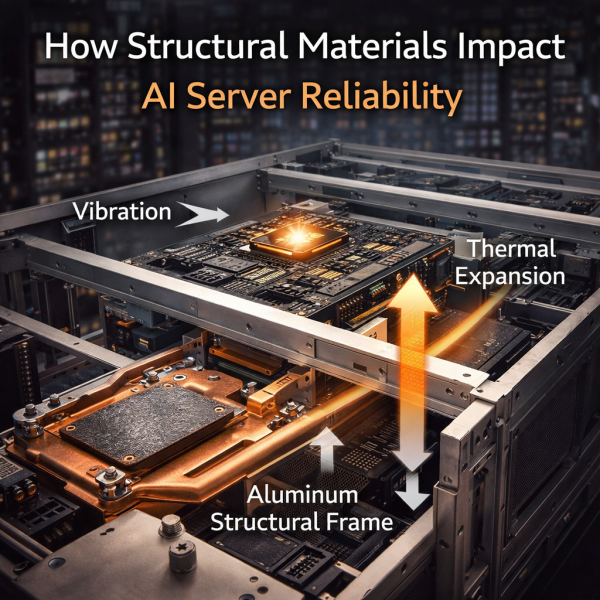 How Structural Materials Impact AI Server Reliability