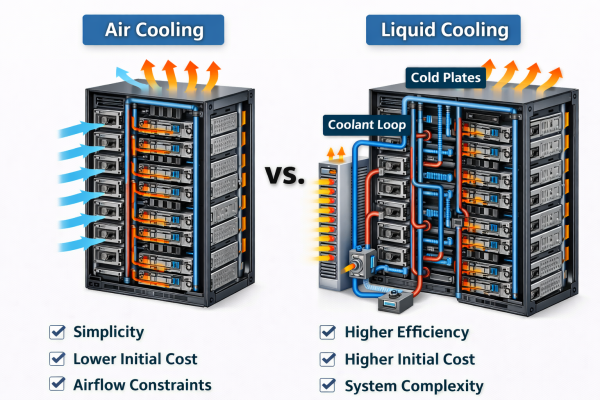Air Cooling vs Liquid Cooling in AI Infrastructure