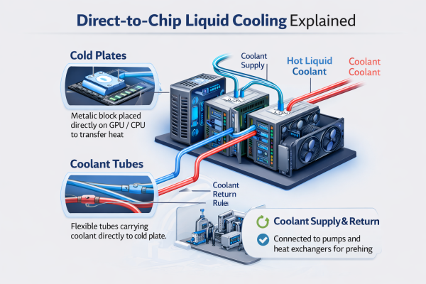 Direct-to-Chip Liquid Cooling Explained: Maximizing AI Infrastructure Performance