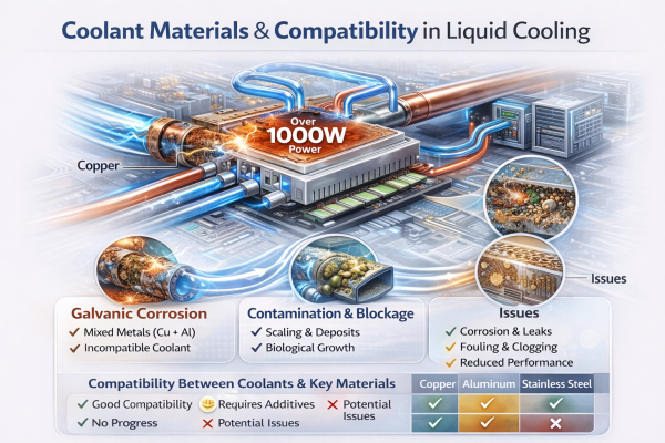 Coolant Materials and Compatibility in Liquid Cooling: Ensuring Reliability in AI Infrastructure