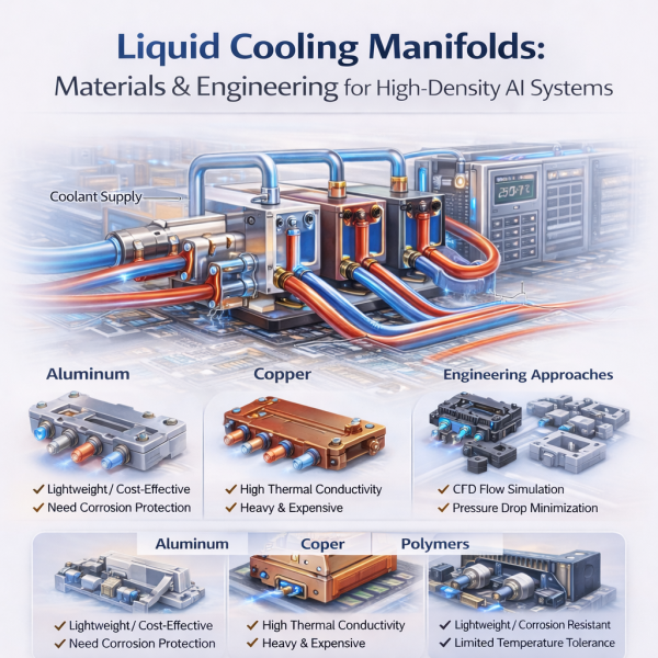 Liquid Cooling Manifolds: Materials and Engineering for High-Density AI Systems