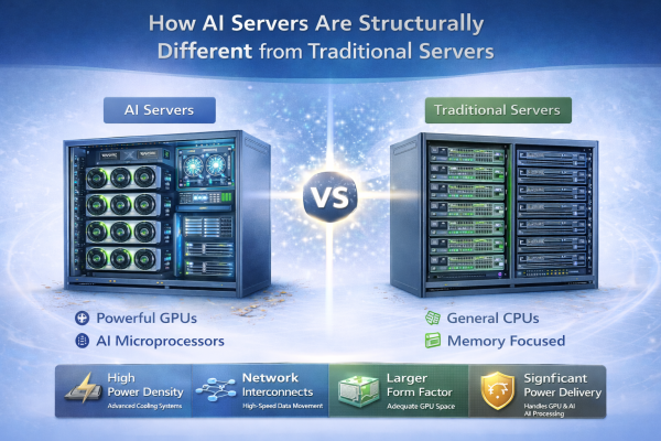 How AI Servers Are Structurally Different from Traditional Servers
