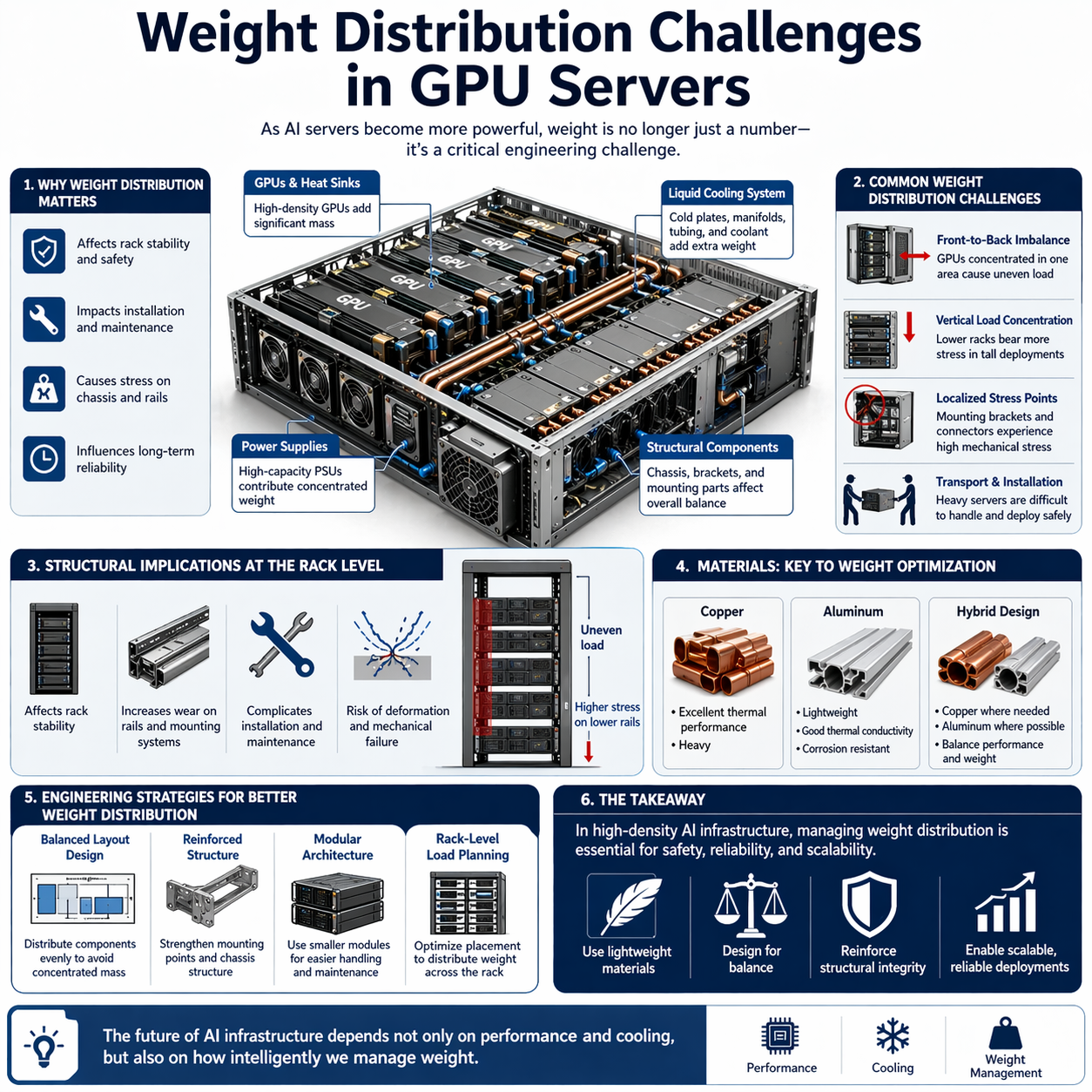 Weight Distribution Challenges in GPU Servers: Structural and Thermal ...