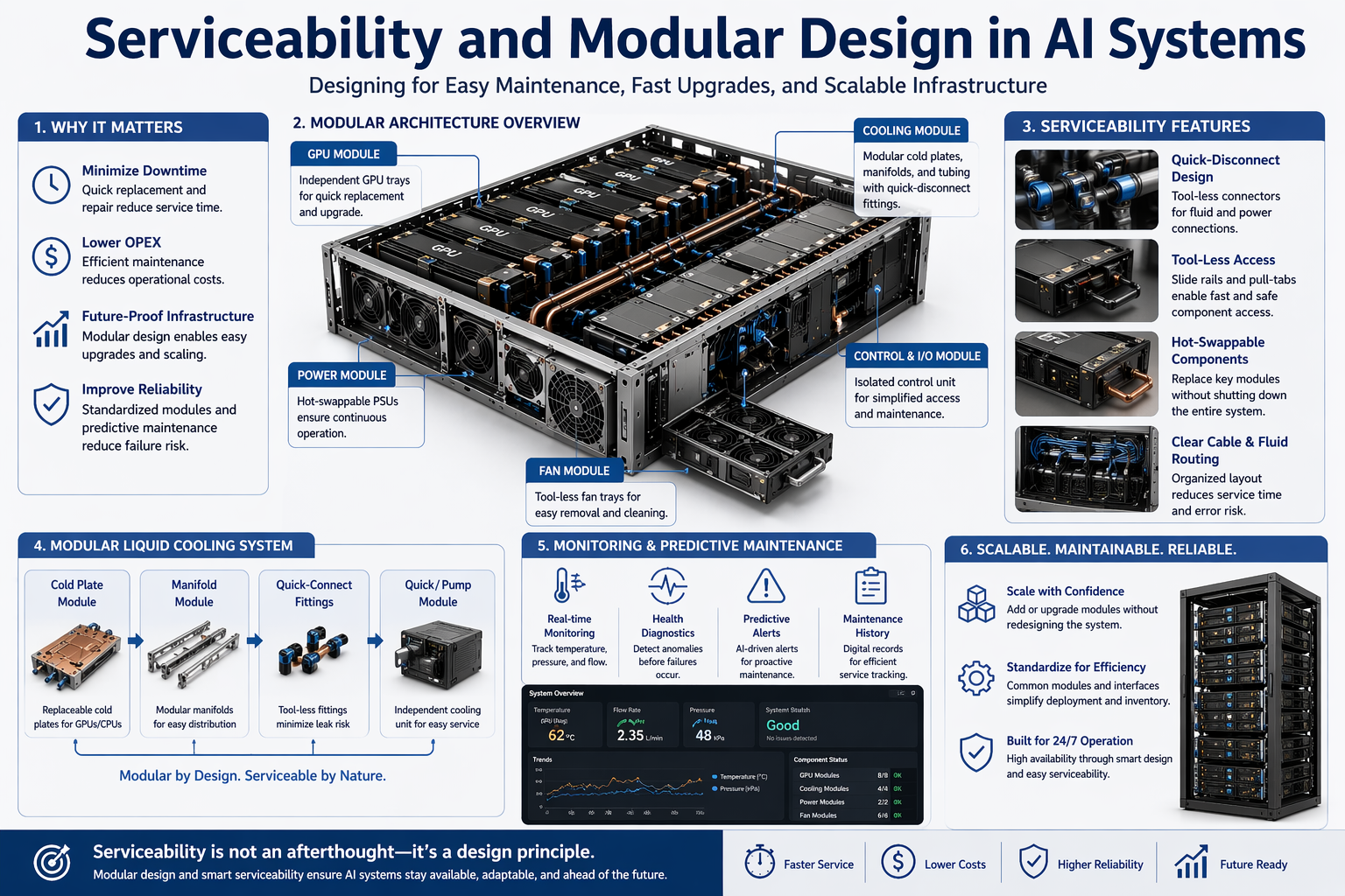 Serviceability and Modular Design in AI Systems: Enabling Scalable and ...