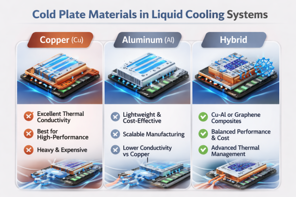 Cold Plate Materials in Liquid Cooling Systems: Choosing the Right Thermal Interface for AI Infrastructure