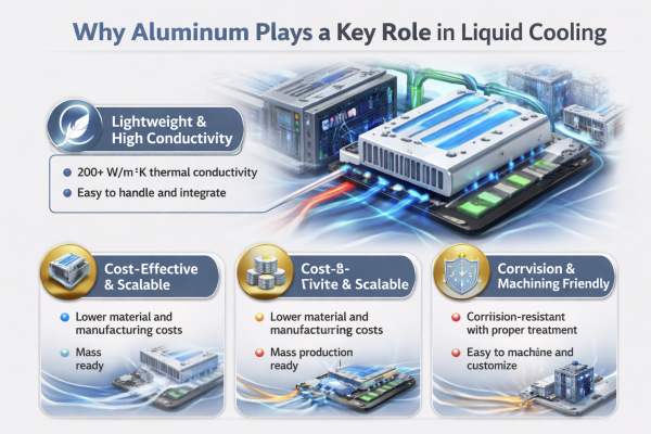 Why Aluminum Plays a Key Role in Liquid Cooling for AI Infrastructure