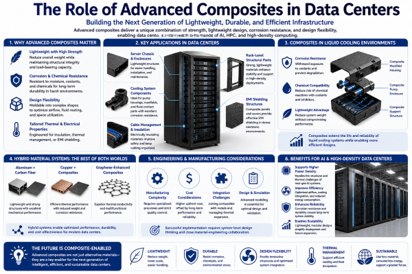 The Role of Advanced Composites in Data Centers: Enabling Lightweight, Durable, and Scalable Infrastructure