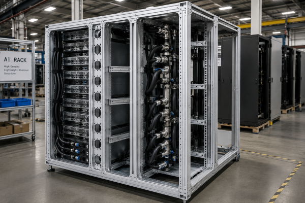 How to Design Lightweight Aluminum Structures for High-Density AI Racks
