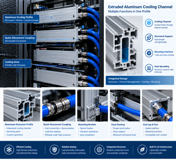 Designing Aluminum Cooling Channels for AI Infrastructure