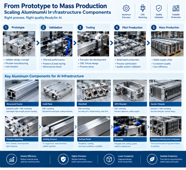 From Prototype to Mass Production: Scaling Aluminum AI Infrastructure Components