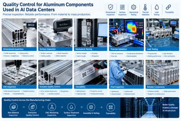 Quality Control for Aluminum Components Used in AI Data Centers